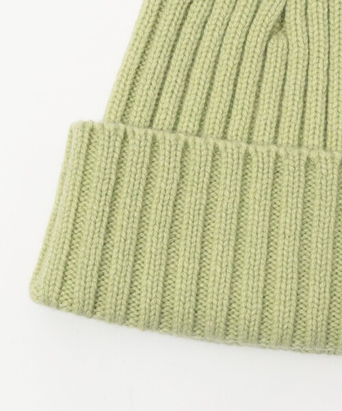 KIJIMA TAKAYUKI(キジマ タカユキ)の「■■■KIJIMA TAKAYUKI CASHMERE WATCH CAP(ニットキャップ/ビーニー・レディース・グリーン・FREE)」の4枚目の写真