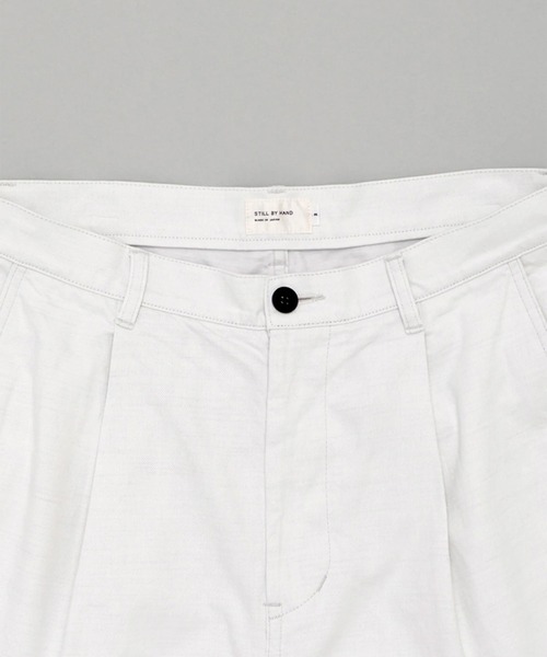 STILL BY HAND(スティルバイハンド)の「【STILL BY HAND】11.5oz deep tuck denim pants(デニムパンツ・メンズ・ダークネイビー/ホワイト・48/46)」の7枚目の写真