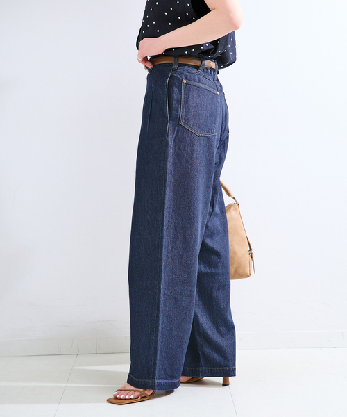 B.C STOCK（ベーセーストック）の「《追加5》ウォッシャブル / DU JOUR/デュ ジュール TROUSER JEAN（デニムパンツ・レディース・ネイビー/チャコールグレー・36/38）」の10枚目の写真