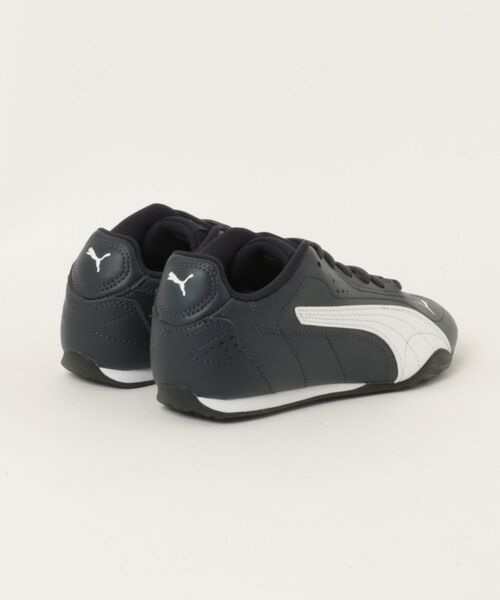 PUMA(プーマ)の「PUMA プーマ CATCH【軽量】レディーススニーカー 薄底 ロープロファイル(キャッチ) 402679 05 ニューネイビー/プーマホワイト(スニーカー・レディース・ネイビー・24.0cm/23.5cm/23.0cm/22.5cm/25.0cm/24.5cm)」の2枚目の写真