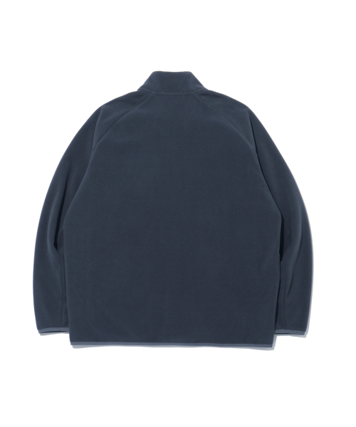 ACEI（アセイ）の「ポケット配色アーバンフリースジャケット [UNI] ブラック（ナイロンジャケット・メンズ・グレー・SMALL/MEDIUM/LARGE）」の2枚目の写真