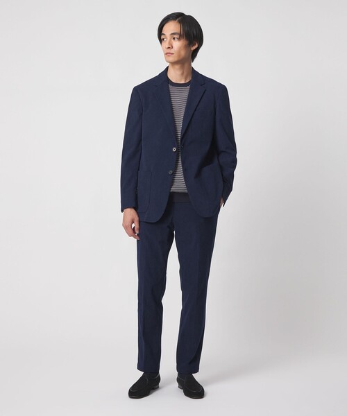 UNITED ARROWS（ユナイテッドアローズ）の「マリンボーダー クルーネックニット UA COZY ウォッシャブル（ニット/セーター・メンズ・ネイビー・M/L/XL）」の4枚目の写真