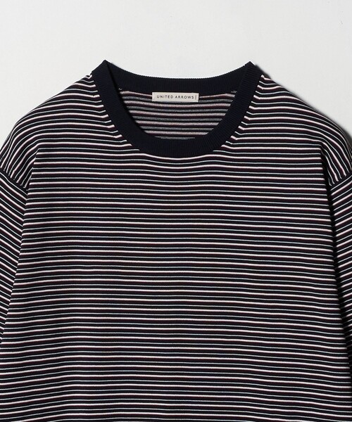 UNITED ARROWS（ユナイテッドアローズ）の「マリンボーダー クルーネックニット UA COZY ウォッシャブル（ニット/セーター・メンズ・ネイビー・M/L/XL）」の10枚目の写真