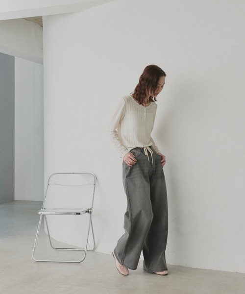 ad thie(アドティエ)の「刺繍リボン メリージェーンパンプス(パンプス・レディース・ブラック/オフホワイト/ピンク・MEDIUM/LARGE)」の20枚目の写真