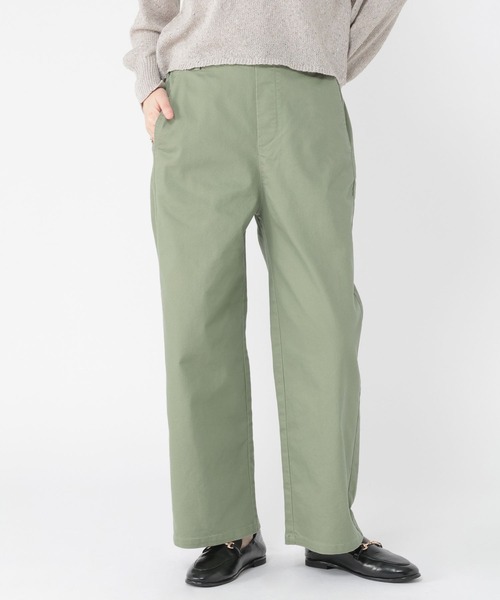 studio CLIP（スタディオクリップ）の「スッキリストレートパンツ[プチ・プラスサイズあり]（その他パンツ・レディース・ライトグレー/ネイビー/カーキ/ライトブルー・LARGE/MEDIUM/SMALL/PF/ﾌﾘｰ(L)）」の18枚目の写真