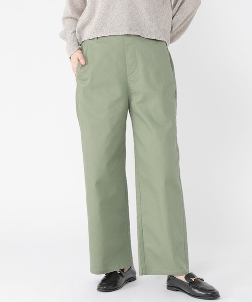 studio CLIP（スタディオクリップ）の「スッキリストレートパンツ[プチ・プラスサイズあり]（その他パンツ・レディース・ライトグレー/ネイビー/カーキ/ライトブルー・LARGE/MEDIUM/SMALL/PF/ﾌﾘｰ(L)）」の19枚目の写真
