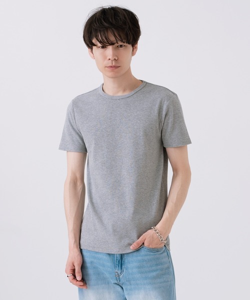 improves（インプローブス）の「スパンテレコ 無地 半袖 Tシャツ（Tシャツ/カットソー・メンズ・ブラック/グレー/ホワイト・MEDIUM）」の3枚目の写真