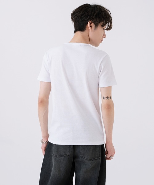 improves（インプローブス）の「スパンテレコ 無地 半袖 Tシャツ（Tシャツ/カットソー・メンズ・ブラック/グレー/ホワイト・MEDIUM）」の6枚目の写真
