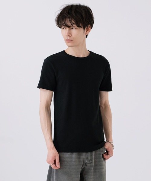 improves（インプローブス）の「スパンテレコ 無地 半袖 Tシャツ（Tシャツ/カットソー・メンズ・ブラック/グレー/ホワイト・MEDIUM）」の8枚目の写真
