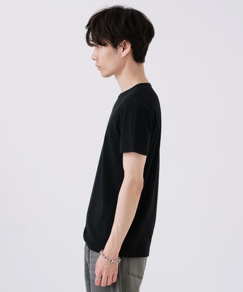 improves（インプローブス）の「スパンテレコ 無地 半袖 Tシャツ（Tシャツ/カットソー・メンズ・ブラック/グレー/ホワイト・MEDIUM）」の9枚目の写真