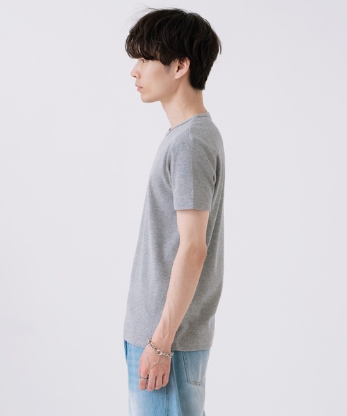 improves（インプローブス）の「スパンテレコ 無地 半袖 Tシャツ（Tシャツ/カットソー・メンズ・ブラック/グレー/ホワイト・MEDIUM）」の13枚目の写真