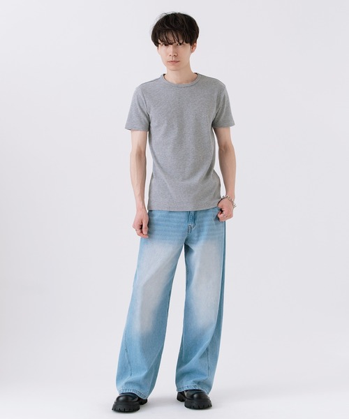 improves（インプローブス）の「スパンテレコ 無地 半袖 Tシャツ（Tシャツ/カットソー・メンズ・ブラック/グレー/ホワイト・MEDIUM）」の15枚目の写真