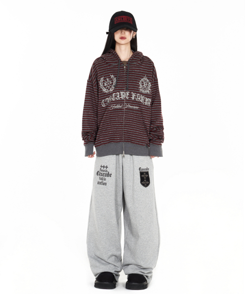 IDWS(アイドンワナセル)の「Cross Layered Sweat Pants Gray(スウェットパンツ・レディース・その他・1/2/0)」の17枚目の写真