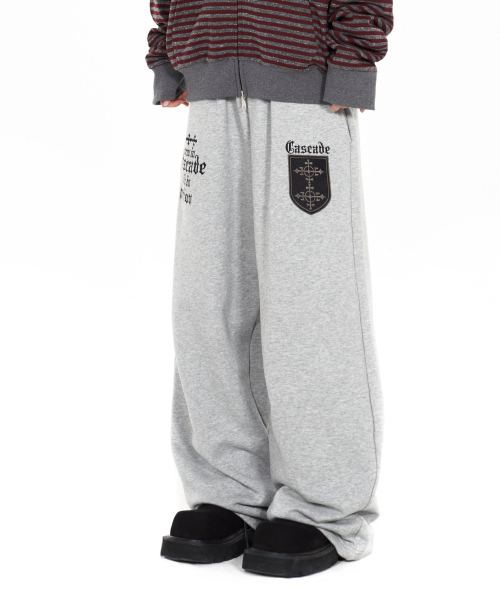 IDWS(アイドンワナセル)の「Cross Layered Sweat Pants Gray(スウェットパンツ・レディース・その他・1/2/0)」の18枚目の写真