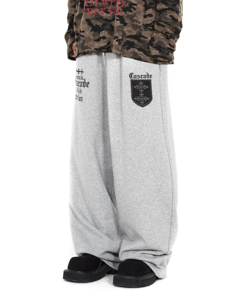 IDWS(アイドンワナセル)の「Cross Layered Sweat Pants Gray(スウェットパンツ・レディース・その他・1/2/0)」の20枚目の写真