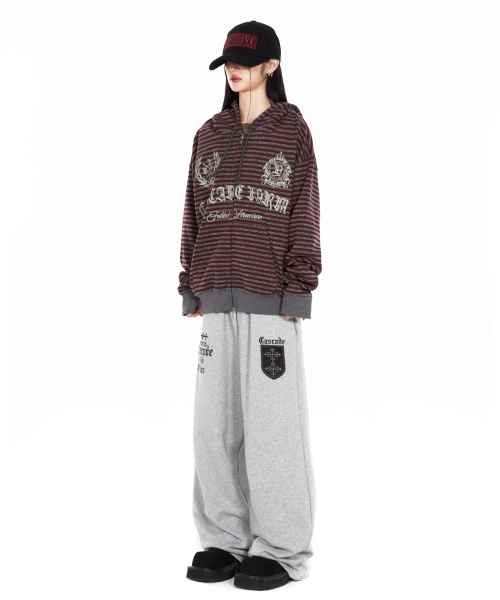 IDWS(アイドンワナセル)の「Cross Layered Sweat Pants Gray(スウェットパンツ・レディース・その他・1/2/0)」の11枚目の写真