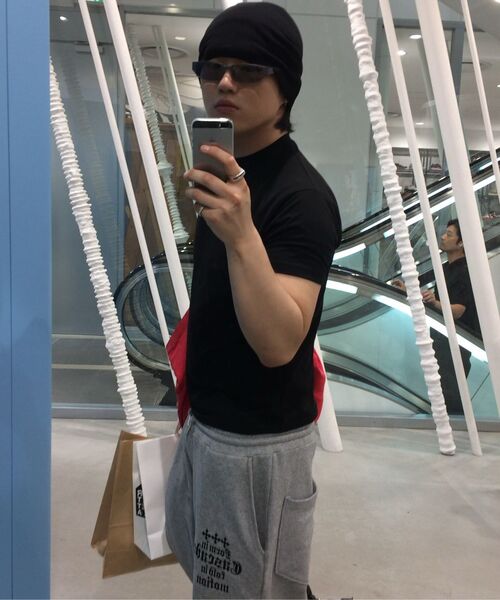 IDWS(アイドンワナセル)の「Cross Layered Sweat Pants Gray(スウェットパンツ・レディース・その他・1/2/0)」の8枚目の写真