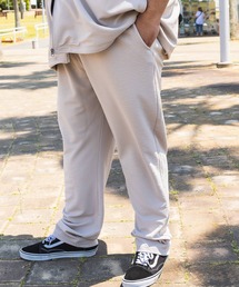 テーパード パンツ メンズ 大きいサイズ 快ラクWEAR DRYリップル ウエストゴム イージーパンツ B＆T CLUB (ビーアンドティークラブ)
