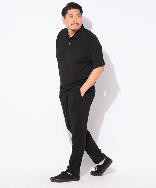 B&T CLUB(ビーティークラブ)の「テーパード パンツ メンズ 大きいサイズ 快ラクWEAR DRYリップル ウエストゴム イージーパンツ B&T CLUB (ビーアンドティークラブ)(その他パンツ・メンズ・ブラック/グレイッシュベージュ/ネイビー・X1(3L~4L)/X3(6L~7L)/X2(4L~5L))」の14枚目の写真
