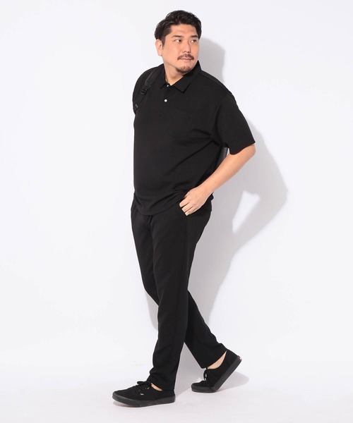 B&T CLUB(ビーティークラブ)の「テーパード パンツ メンズ 大きいサイズ 快ラクWEAR DRYリップル ウエストゴム イージーパンツ B&T CLUB (ビーアンドティークラブ)(その他パンツ・メンズ・ブラック/グレイッシュベージュ/ネイビー・X1(3L~4L)/X3(6L~7L)/X2(4L~5L))」の17枚目の写真
