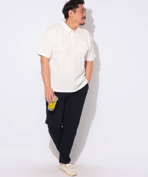 B&T CLUB(ビーティークラブ)の「テーパード パンツ メンズ 大きいサイズ 快ラクWEAR DRYリップル ウエストゴム イージーパンツ B&T CLUB (ビーアンドティークラブ)(その他パンツ・メンズ・ブラック/グレイッシュベージュ/ネイビー・X1(3L~4L)/X3(6L~7L)/X2(4L~5L))」の22枚目の写真