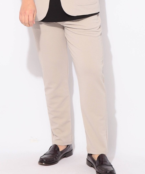 B&T CLUB(ビーティークラブ)の「テーパード パンツ メンズ 大きいサイズ 快ラクWEAR DRYリップル ウエストゴム イージーパンツ B&T CLUB (ビーアンドティークラブ)(その他パンツ・メンズ・ブラック/グレイッシュベージュ/ネイビー・X1(3L~4L)/X3(6L~7L)/X2(4L~5L))」の11枚目の写真