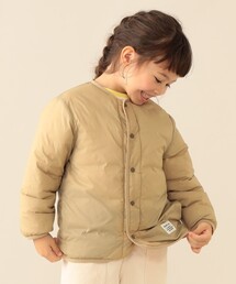 中綿 ノーカラー リバーシブル ブルゾン 2026FW（90～150cm）プチプラ キッズ服 軽アウター