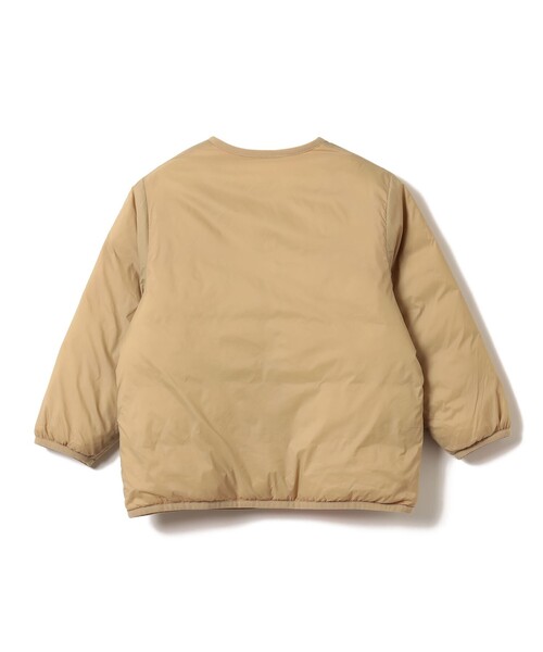 BEAMS mini(ビームスミニ)の「中綿 ノーカラー リバーシブル ブルゾン 2026FW(90~150cm)プチプラ キッズ服 軽アウター(ブルゾン・キッズ・サックスブルー/ベージュ・100/90/150/140/130/120/110)」の12枚目の写真