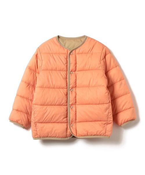 BEAMS mini(ビームスミニ)の「中綿 ノーカラー リバーシブル ブルゾン 2026FW(90~150cm)プチプラ キッズ服 軽アウター(ブルゾン・キッズ・サックスブルー/ベージュ・100/90/150/140/130/120/110)」の13枚目の写真