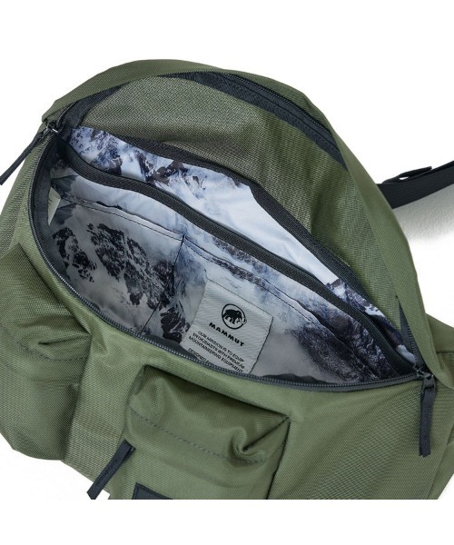 Mammut(マムート)の「★ MAMMUT (マムート)★Xeron 2.0 Waistpack JE Large(ボディバッグ/ウエストポーチ・メンズ・ブラック/オリーブ・FREE)」の3枚目の写真