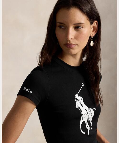 Big Pony ストレッチコットン Tシャツ（Tシャツ/カットソー）｜POLO