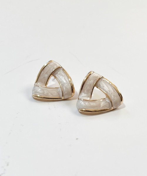 yu-ka(ユーカ)の「YU-KA:トライアングルピアス Triangle Earrings(ピアス(両耳用)・レディース・ブルー/レッド/ホワイト・FREE)」の8枚目の写真