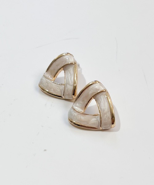 yu-ka(ユーカ)の「YU-KA:トライアングルピアス Triangle Earrings(ピアス(両耳用)・レディース・ブルー/レッド/ホワイト・FREE)」の7枚目の写真