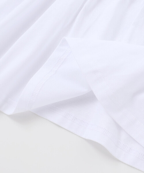 BeBe Petits Pois Vert（ベベプチポワヴェール）の「【店舗限定】リボントップス＋キュロットパンツセットアップ(95～150cm)（セットアップ・キッズ・ブルー系その他/ピンク系その他・120cm/100cm/95cm/140cm/130cm/150cm/110cm）」の17枚目の写真