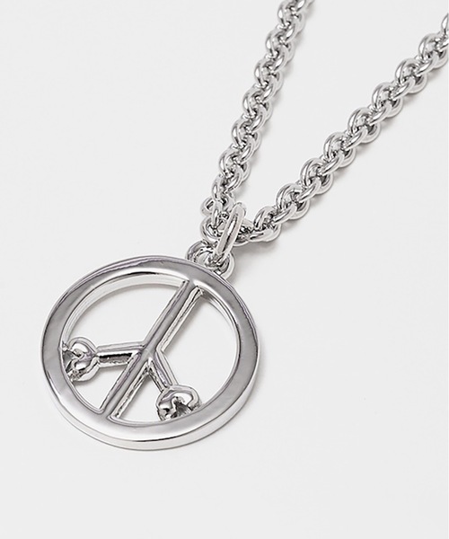 DISCOVERED(ディスカバード)の「BONE PEACE NECKLACE(ネックレス・メンズ・シルバー・FREE)」の4枚目の写真