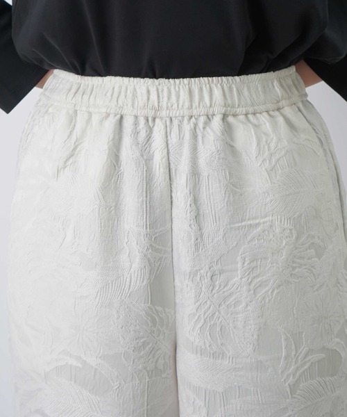 LUCA/LADY LUCK LUCA（ルカ/レディラックルカ）の「LC/LLL ジャガードパンツ（その他パンツ・レディース・ブラック/オフホワイト・FREE）」の10枚目の写真