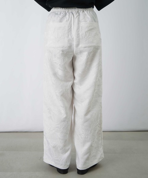 LUCA/LADY LUCK LUCA（ルカ/レディラックルカ）の「LC/LLL ジャガードパンツ（その他パンツ・レディース・ブラック/オフホワイト・FREE）」の11枚目の写真