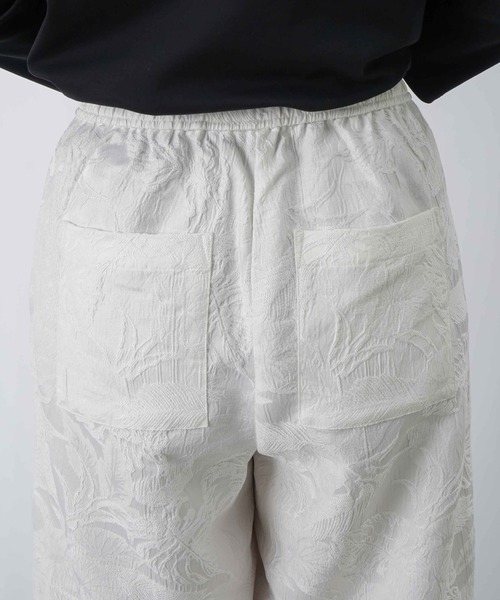 LUCA/LADY LUCK LUCA（ルカ/レディラックルカ）の「LC/LLL ジャガードパンツ（その他パンツ・レディース・ブラック/オフホワイト・FREE）」の8枚目の写真