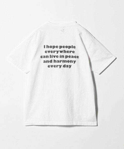 FUNG（ファング）の「＜FUNG＞PEACE ALWAYS Tシャツ（Tシャツ/カットソー・メンズ・ホワイト/ブラック・S/M）」の9枚目の写真