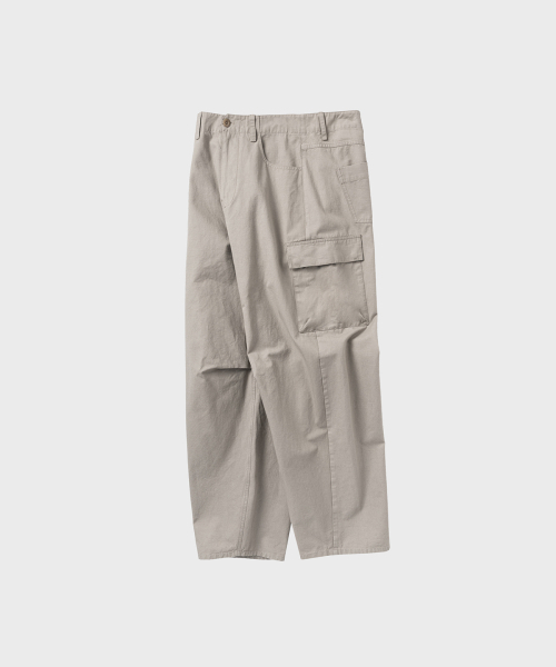 NONBLANK(ノンブランク)の「ウォッシュドワイドカーブドカーゴパンツ_BEIGE(その他パンツ・メンズ・ベージュ・MEDIUM/LARGE/X-LARGE)」の3枚目の写真