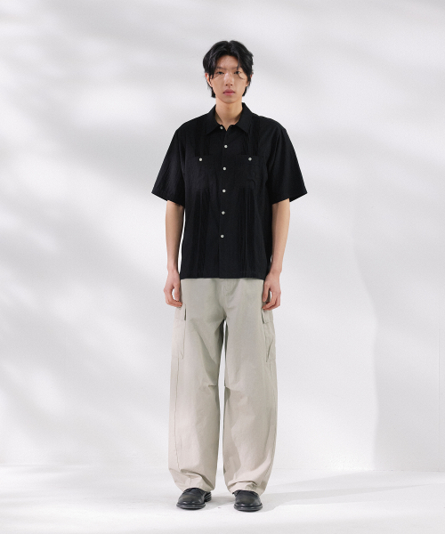 NONBLANK(ノンブランク)の「ウォッシュドワイドカーブドカーゴパンツ_BEIGE(その他パンツ・メンズ・ベージュ・MEDIUM/LARGE/X-LARGE)」の11枚目の写真