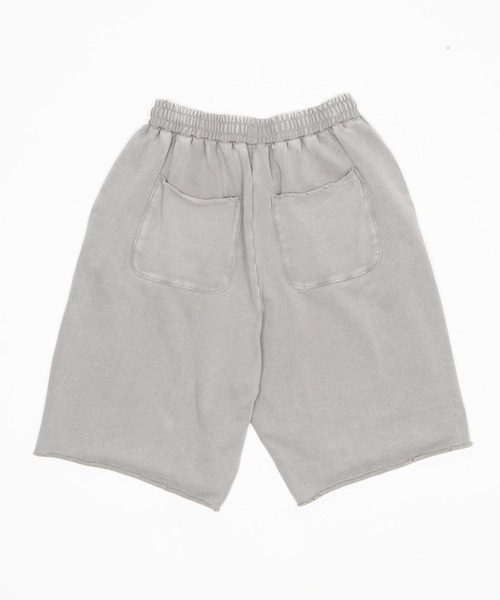 SHORT ROUND（ショートラウンド）の「SHORT ROUND/【26年春夏新作】ブリーチダメージスウェットショーツ（スウェットパンツ・メンズ・グレー/ブラック系その他・MEDIUM/LARGE）」の21枚目の写真