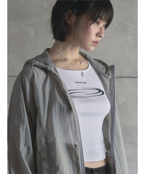 MURUA(ムルーア)の「【Opening Project】W Squareneck Cropped Symbol T Shirt(Tシャツ/カットソー・レディース・ホワイト・FREE)」の6枚目の写真