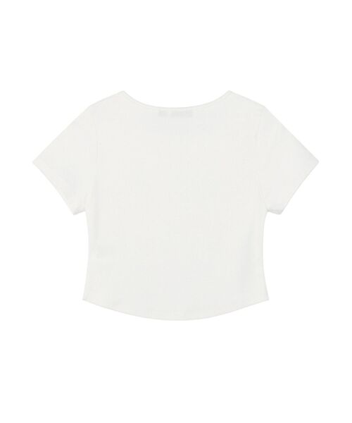 MURUA(ムルーア)の「【Opening Project】W Squareneck Cropped Symbol T Shirt(Tシャツ/カットソー・レディース・ホワイト・FREE)」の10枚目の写真