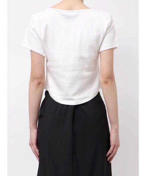 MURUA(ムルーア)の「【Opening Project】W Squareneck Cropped Symbol T Shirt(Tシャツ/カットソー・レディース・ホワイト・FREE)」の13枚目の写真