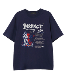 INSTINCT 半袖Tシャツ (VS0225) ネイビー