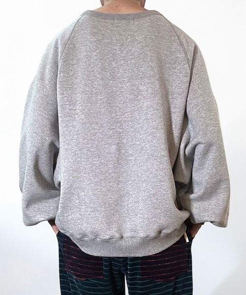 masterkey(マスターキー)の「msw1871- LOOSE WING-SWEAT カレッジスウェット(MK27A-C-23)(スウェット・メンズ・グレー/ブラック・S/M)」の11枚目の写真