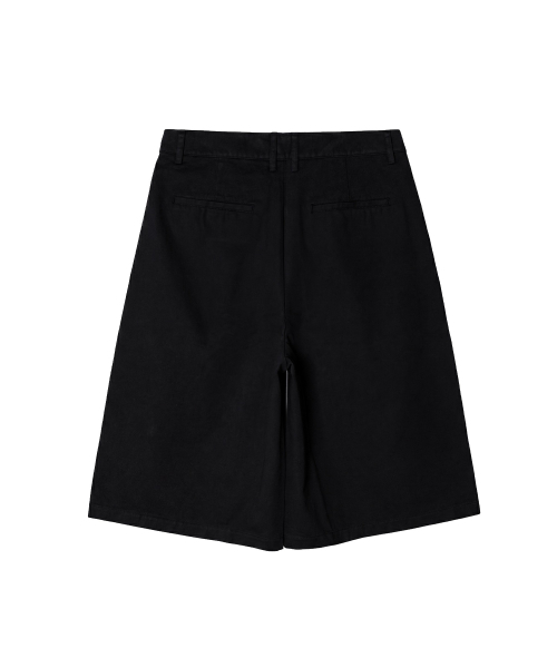 CONNECT KINLOCH（コネクトキンロック）の「ウォッシュドコットンバermudaパンツ[ブラック]（その他パンツ・メンズ・ブラック・SMALL/MEDIUM/LARGE）」の3枚目の写真