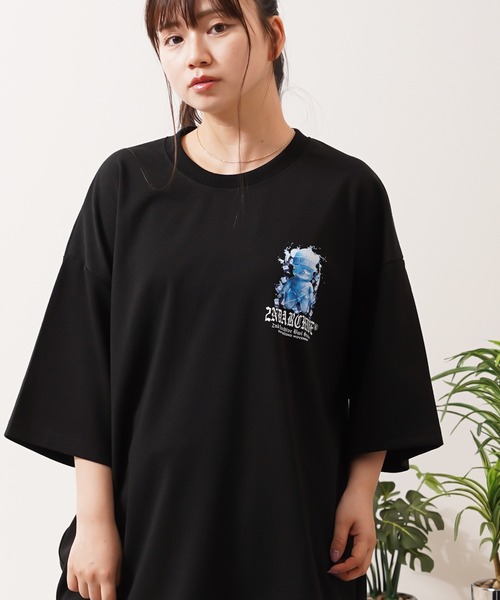 1111clothing(ワンフォークロージング)の「【2ND ARCHIVE】アイスベアグラフィック オーバーサイズ 半袖Tシャツ / ビッグシルエット / ユニセックス(Tシャツ/カットソー・メンズ・ブラック/ダークグレー/ホワイト・FREE)」の12枚目の写真