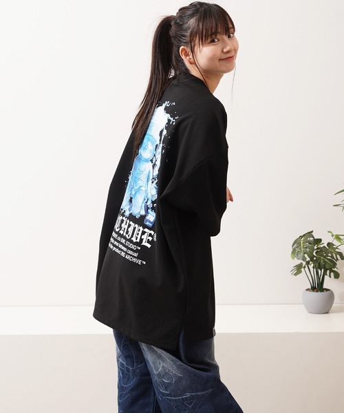 1111clothing(ワンフォークロージング)の「【2ND ARCHIVE】アイスベアグラフィック オーバーサイズ 半袖Tシャツ / ビッグシルエット / ユニセックス(Tシャツ/カットソー・メンズ・ブラック/ダークグレー/ホワイト・FREE)」の13枚目の写真